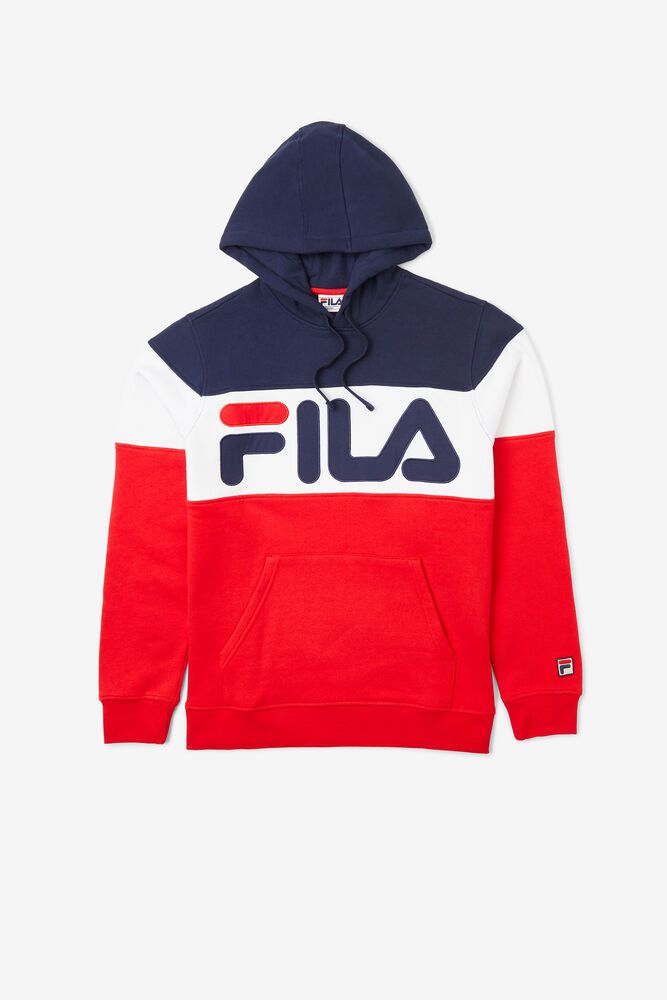 Fila Hettegenser Herre Marineblå/Rød/Hvite Flamino 825176-WVO